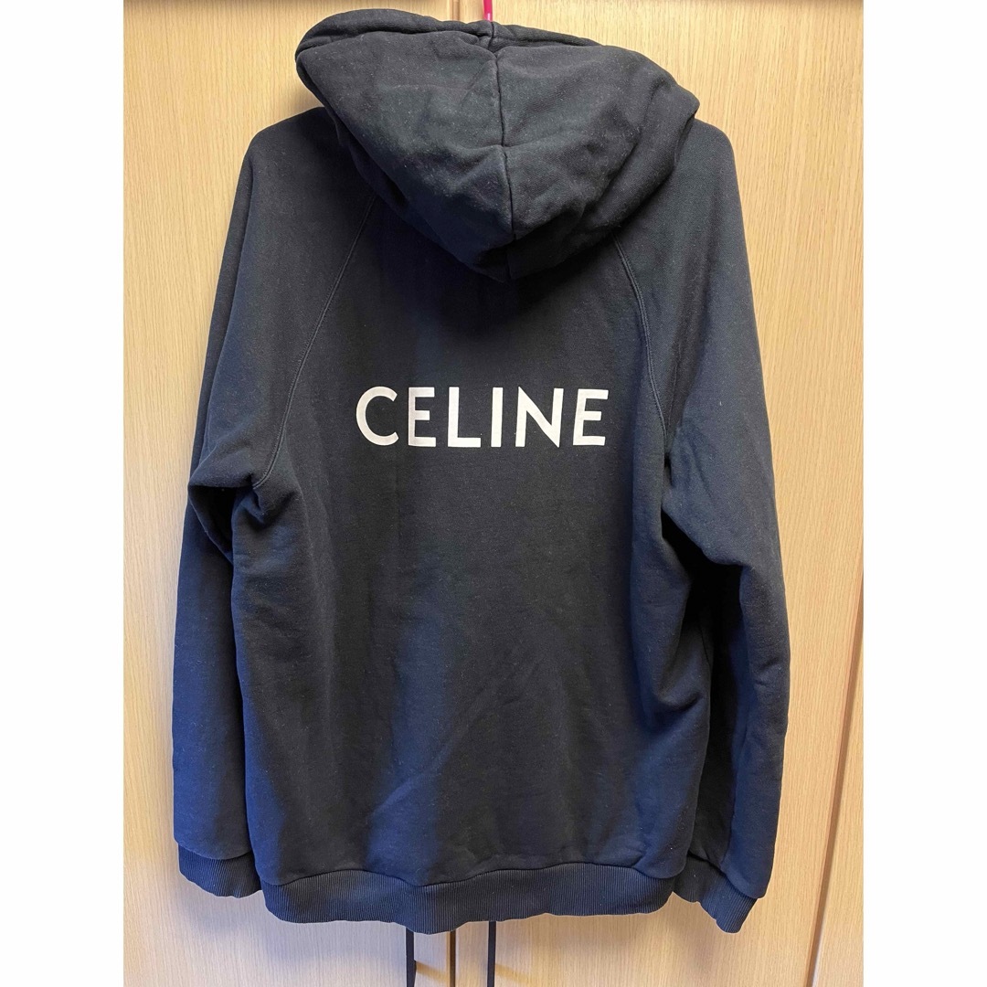 CELINE - 正規 22SS CELINE セリーヌ バックロゴ パーカーの通販 CELINE - 正規 22SS CELINE セリーヌ バックロゴ パーカーの通販