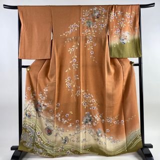 訪問着 身丈166cm 裄丈65.5cm 正絹 美品 秀品 【中古】(着物)