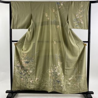 訪問着 身丈158.5cm 裄丈65.5cm 正絹 秀品 【中古】(着物)