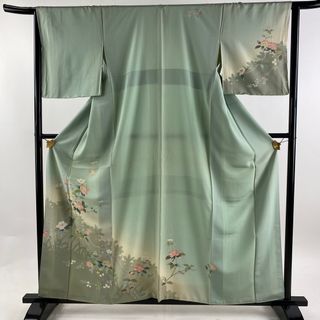 訪問着 身丈158cm 裄丈64cm 正絹 秀品 【中古】(着物)