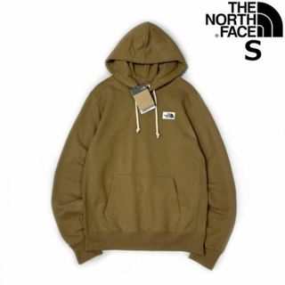 ザノースフェイス(THE NORTH FACE)のノースフェイス パーカーUS限定 上質 ロゴパッチ 裏起毛(S)茶 181130(パーカー)