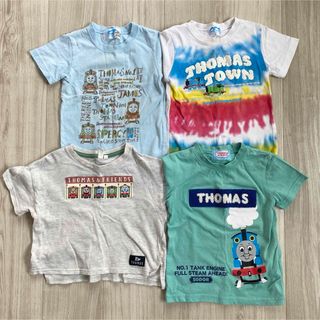 サマンサモスモス(SM2)の【トーマスセット】100   サマンサモスモスラーゴム　トーマスランド　Tシャツ(Tシャツ/カットソー)