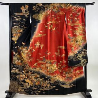 振袖 身丈164cm 裄丈65.5cm 正絹 美品 秀品 【中古】(着物)