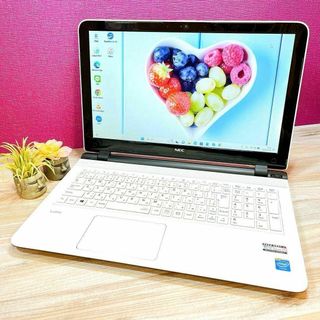 エヌイーシー(NEC)の美品✨Windows11✨すぐ使えるNECノートパソコン✨カメラ付✨学生や初心者(ノートPC)