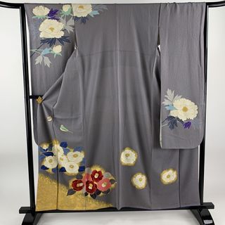 振袖 身丈157.5cm 裄丈63.5cm 正絹 秀品 【中古】(着物)