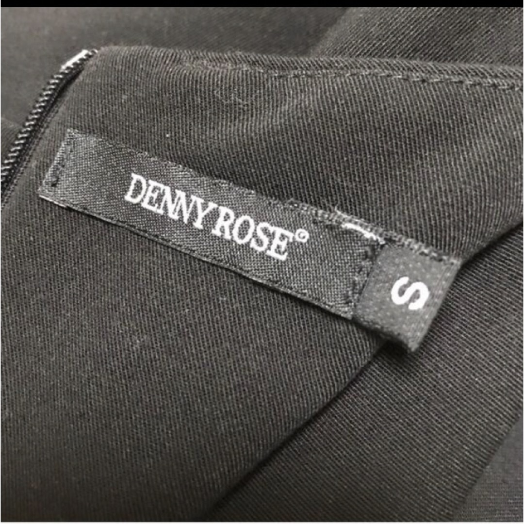 DENNYROSE(デニーローズ)のDENNY ROSE ブラック リボン スタッズ ワンピース レディースのワンピース(ひざ丈ワンピース)の商品写真