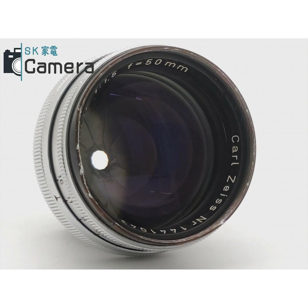 CONTAX(コンタックス)のCONTAX Sonnar 50ｍｍ F1.5 Cマウント Carl Zeiss コンタックス スマホ/家電/カメラのカメラ(レンズ(単焦点))の商品写真