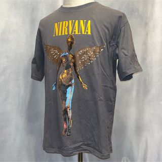 古着✨NIRVANA バンドプリントtシャツ メンズ　XL(Tシャツ/カットソー(半袖/袖なし))