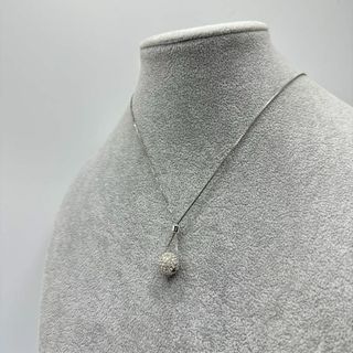 SWAROVSKI - 【お買い得】Swarovski シルバーネックレス　ストーン　ボール