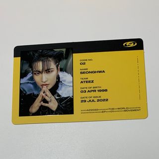 エイティーズ(ATEEZ)のATEEZ ソンファseonghwa トレカ(K-POP/アジア)