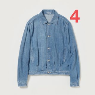 オーラリー(AURALEE)の24ss SELVEDGE FADED LIGHT DENIM BLOUSON(Gジャン/デニムジャケット)