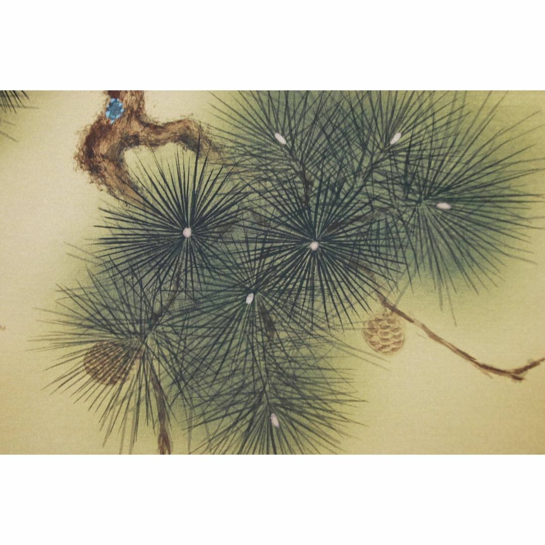 真作】國井幸雪/旭日松鶴図/掛軸☆宝船☆T-475 真作】國井幸雪/旭日松鶴図/掛軸☆宝船☆T-475