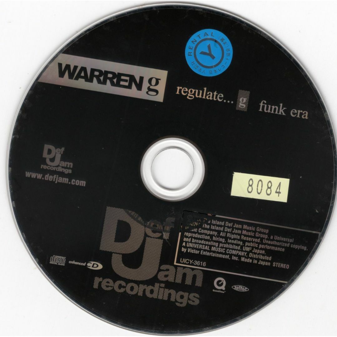 W12962 レギュレイト・・・Gファンク・エラ ウォーレン G 中古CD エンタメ/ホビーのCD(ヒップホップ/ラップ)の商品写真