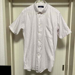 アオヤマ(青山)の洋服の青山　メンズ　半袖　ワイシャツ　PERSON'S FOR MEN 薄ピンク(シャツ)