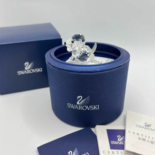 スワロフスキー(SWAROVSKI)の【お買い得】Swarovski 犬の置物　クリスタル　オブジェ(その他)