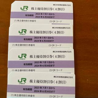 ジェイアール(JR)のJR東日本株主優待割引券(鉄道乗車券)