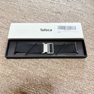 ［tefeca］アップルウォッチバンド 42/44/45/49mm 黒 ブラック