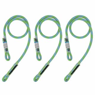 【色:3本入り|グリーン】GM CLIMBING 8mm ダブルブレード プルー(登山用品)