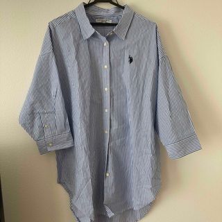 ユーエスポロアッスン(U.S. POLO ASSN.)のU.S.POLO ASSN ユーエスポロアッスン　オーバーシャツ　4L  シャツ(シャツ/ブラウス(長袖/七分))