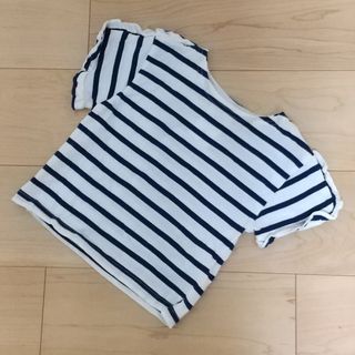 CIAO PANIC☆シルケットボーダーフリルTシャツ