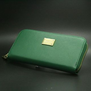 ♥即購入OK♥新品★Aelicyジップアラウンド長財布☆グリーン緑(財布)