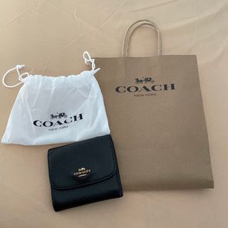 COACH - コーチ　三つ折り　レザー　財布