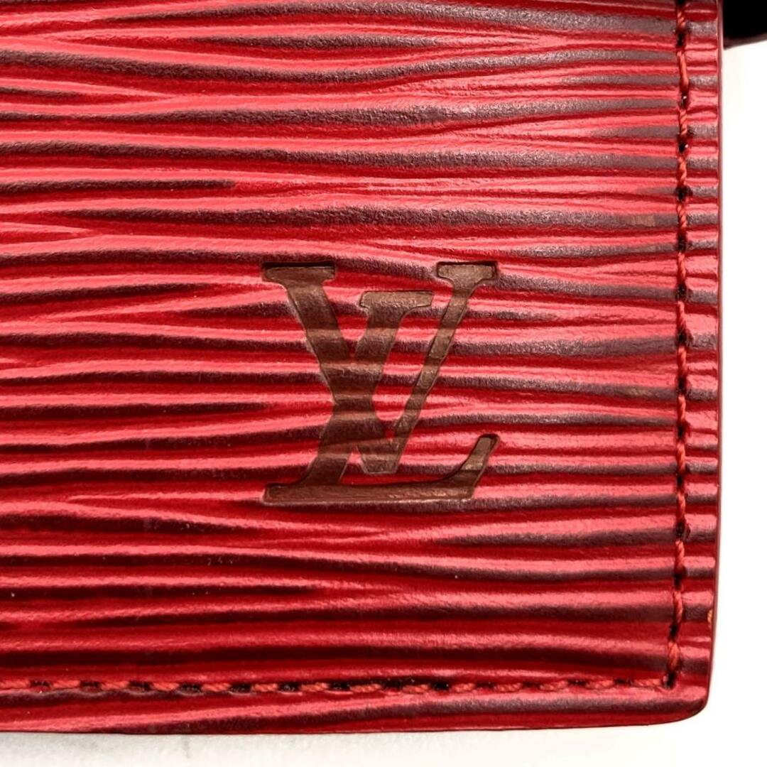 LOUIS VUITTON(ルイヴィトン)の【ベタ無し】ルイ・ヴィトン R20077 アジェンダミニ エピ 手帳カバー レッド レディース LOUIS VUITTON【中古】 メンズのファッション小物(手帳)の商品写真