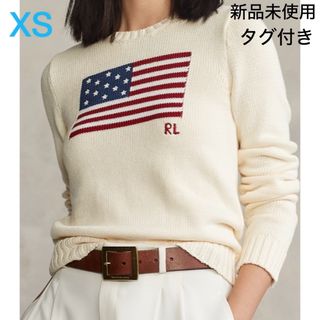 ポロラルフローレン(POLO RALPH LAUREN)のPOLO RALPH LAUREN フラッグコットン　クルーネックセーター(ニット/セーター)