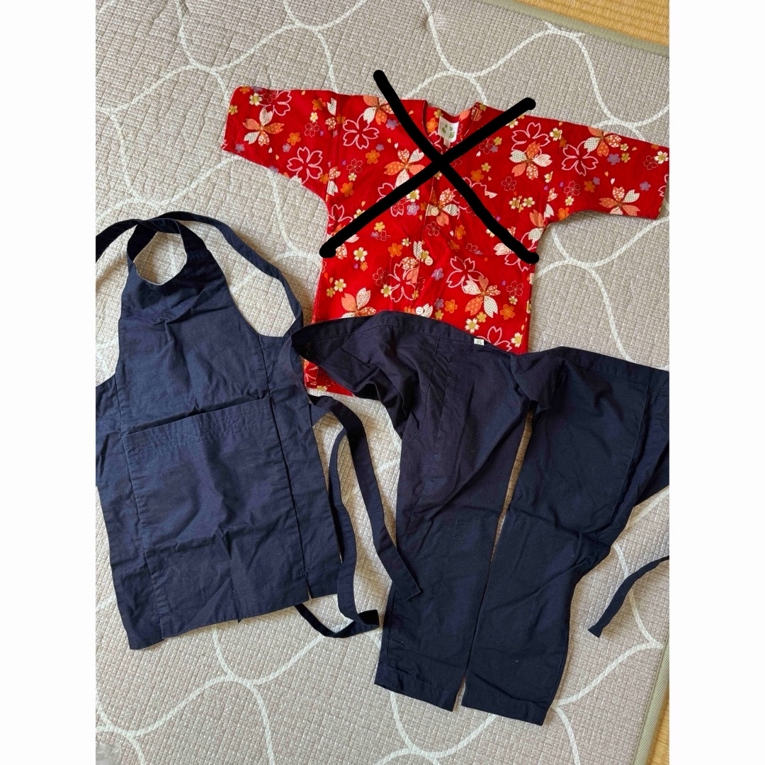 浅草中屋　お祭り　子供祭り着セット　 キッズ/ベビー/マタニティのキッズ服女の子用(90cm~)(和服/着物)の商品写真