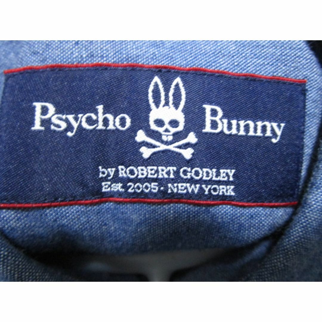 Psycho Bunny(サイコバニー)のPsycho Bunny　サイコバニー　シャンブレーシャツ　日本製☆ダンガリー♪ スポーツ/アウトドアのゴルフ(ウエア)の商品写真