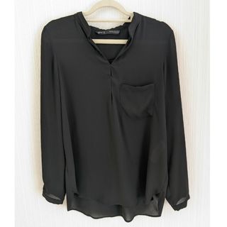 ZARA - ZARA シャツ レディース 黒 М