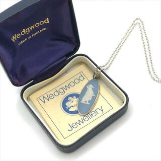 ウェッジウッド(WEDGWOOD)の良品 Wedgwood ウェッジウッド カメオ ヴィンテージ ネックレス アクセサリー シルバー k2130(ネックレス)