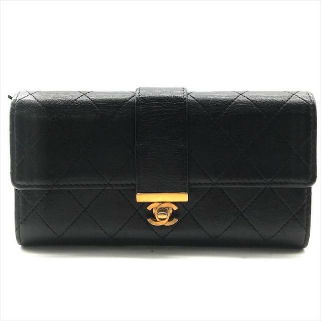 CHANEL - 美品 CHANEL シャネル マトラッセ ココマーク ターン CHANEL - 美品 CHANEL シャネル マトラッセ ココマーク ターン