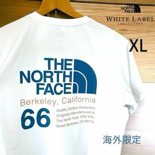 ザノースフェイス(THE NORTH FACE)の【海外限定】ノースフェイス カルフォルニア ロゴ Tシャツ 半袖 XL 白(Tシャツ/カットソー(半袖/袖なし))