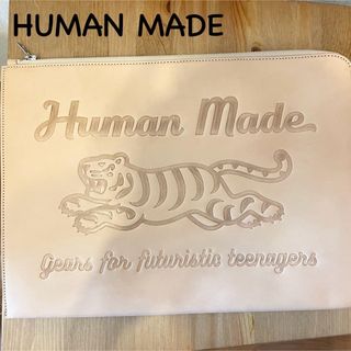 HUMAN MADE - HUMAN MADE LEATHER CLUTCH BAG クラッチバッグ