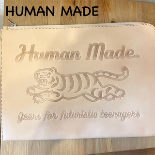 ヒューマンメイド(HUMAN MADE)のHUMAN MADE LEATHER CLUTCH BAG クラッチバッグ(セカンドバッグ/クラッチバッグ)