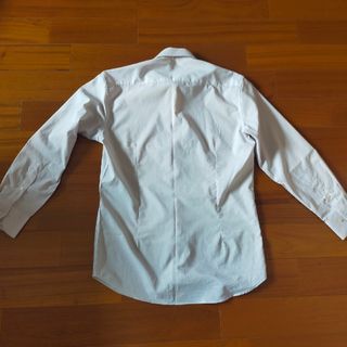 ホワイト　カッターシャツ(Tシャツ/カットソー(七分/長袖))