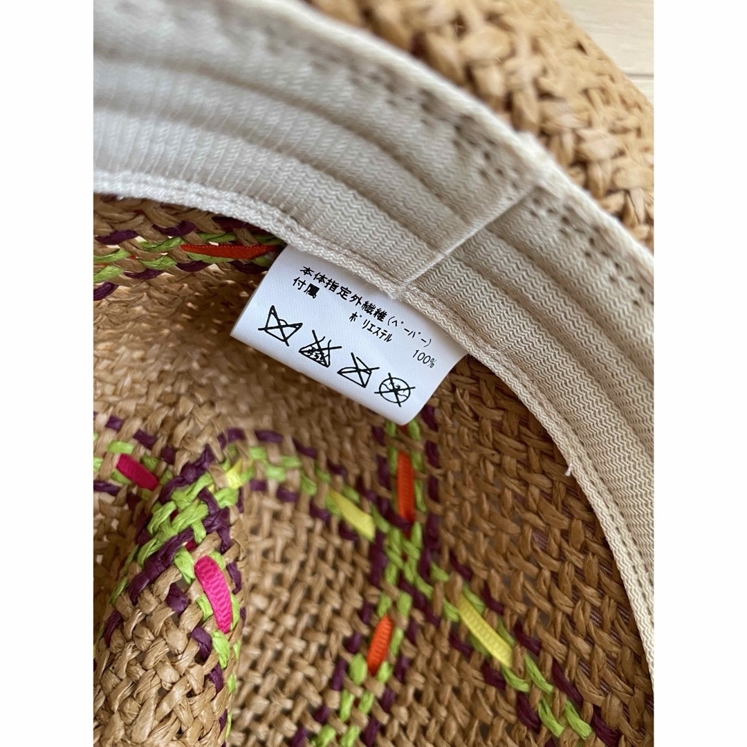 麦わら帽子  帽子  レディース  夏  日よけ レディースの帽子(麦わら帽子/ストローハット)の商品写真