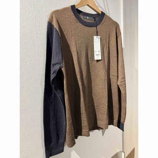 ユニクロ(UNIQLO)の新品！UNIQLO + J カシミヤクルーネックセーター（長 袖）(ニット/セーター)