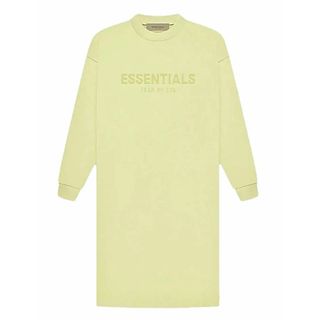 エスエッセンシャルズ(S.ESSENTIALS)のESSENTIALS  ワンピース Tシャツワンピ　長袖　ロゴ　レディース(ロングワンピース/マキシワンピース)