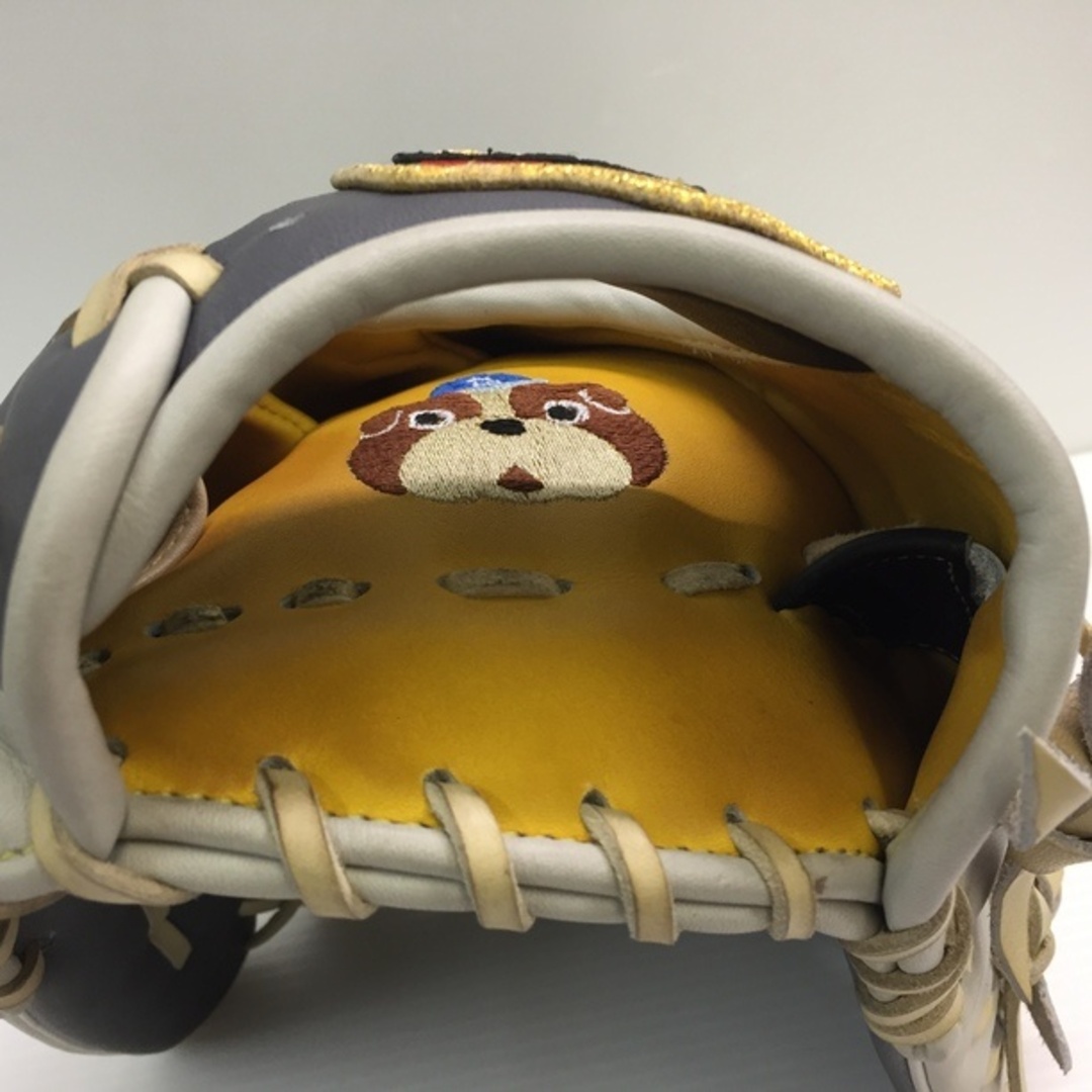 ZETT(ゼット)の中古品 ゼット ZETT プロステイタス 軟式 内野手用オーダーグローブ BRGPRO 刺繍入り 1152 スポーツ/アウトドアの野球(グローブ)の商品写真