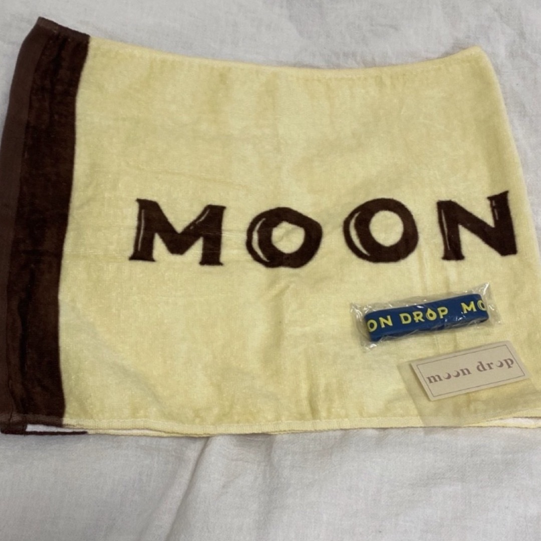 moon drop グッズ ビンテージロゴラバーバンド タオル ステッカーセット エンタメ/ホビーのアニメグッズ(タオル)の商品写真