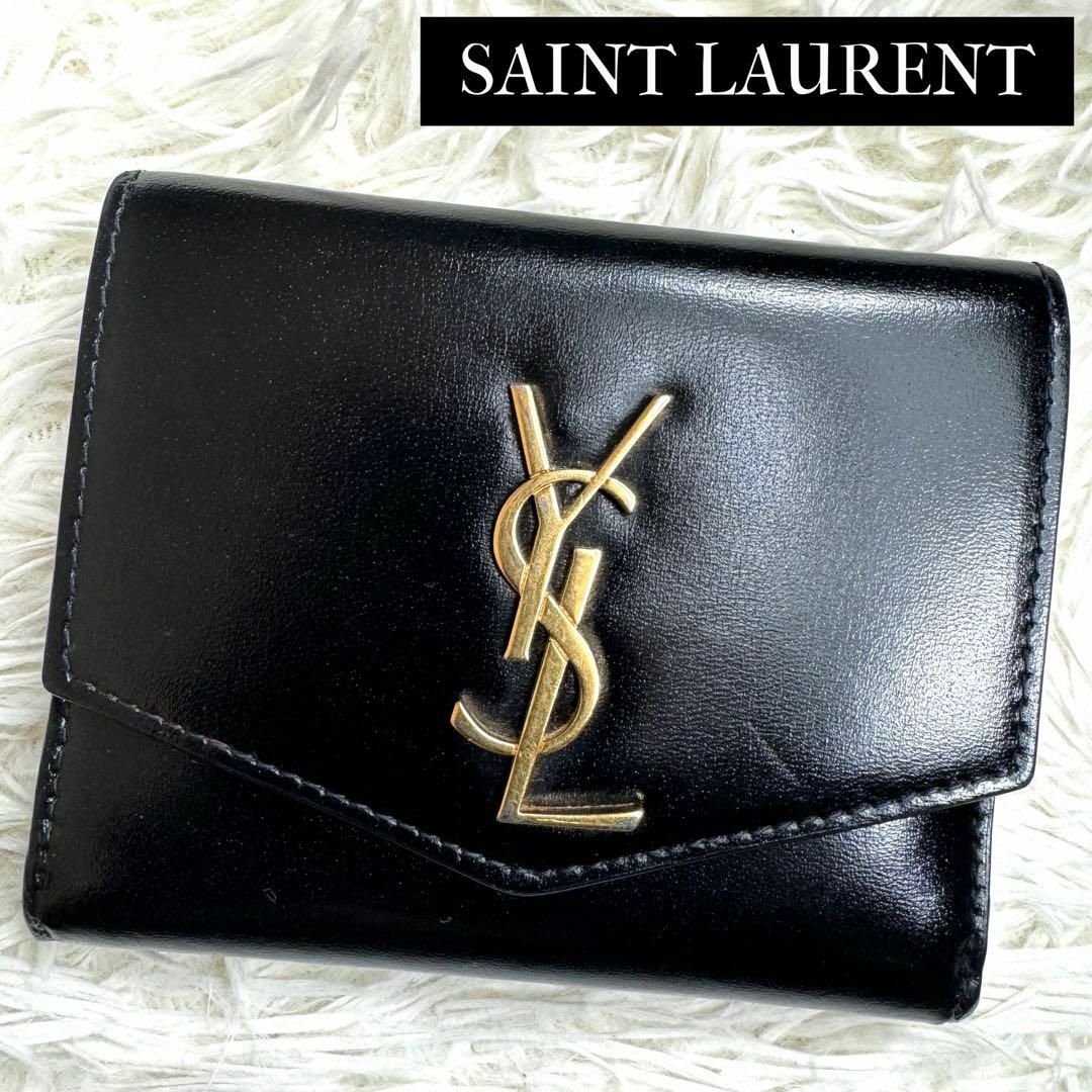 Saint Laurent(サンローラン)の⋟美品⋞ 希少 / サンローラン アップタウンコンパクトウォレット 582296 レディースのファッション小物(財布)の商品写真