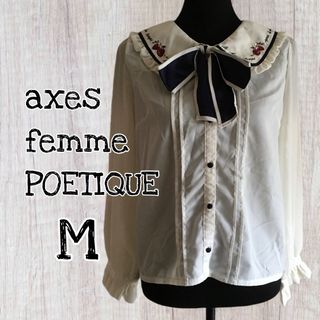 アクシーズファムポエティック(axes femme POETIQUE)のaxes femme POETIQUE トップス ブラウス Mサイズ /USED(シャツ/ブラウス(長袖/七分))