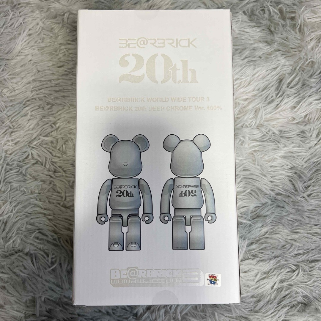 BE@RBRICK(ベアブリック)のベアブリック　20th DEEP CHROME Ver.400％ フィギュア エンタメ/ホビーのフィギュア(その他)の商品写真