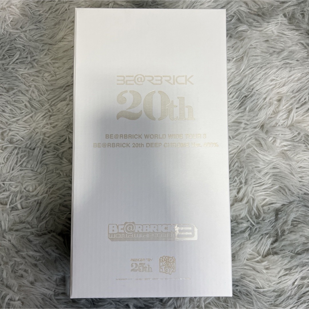 BE@RBRICK(ベアブリック)のベアブリック　20th DEEP CHROME Ver.400％ フィギュア エンタメ/ホビーのフィギュア(その他)の商品写真