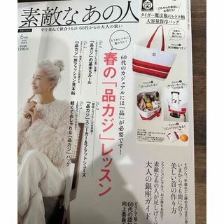 素敵なあの人6月号付録　タイガー魔法瓶のレトロ柄保冷バッグ