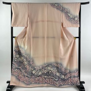 訪問着 身丈164.5cm 裄丈65cm 正絹 名品 【中古】(着物)