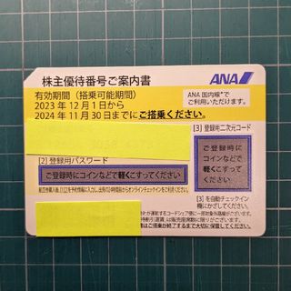 エーエヌエー(ゼンニッポンクウユ)(ANA(全日本空輸))のANA 株主優待券 1枚(その他)