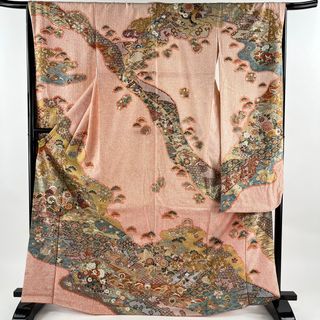 振袖 身丈167cm 裄丈67.5cm 正絹 美品 名品 【中古】(着物)